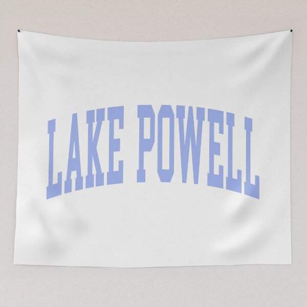 Item preview, Lake Powell - College Font Curved Typography Pink  designed and sold by chosenhomes.