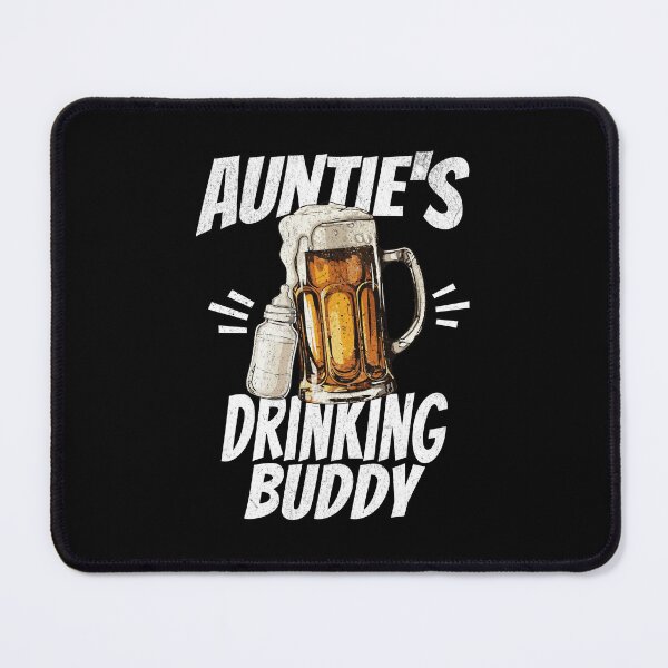Item preview, Auntie's Drinking Buddy - Beer Buddy in White Text designed and sold by xxroseate.