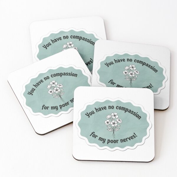 Item preview, No compassion for my poor nerves designed and sold by The Painted Topaz.