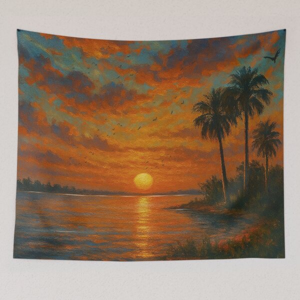 Item preview, Floridian Sunset Landscape designed and sold by Joey Santiago.