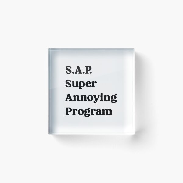 Item preview, Sticker S.A.P Tech Humor designed and sold by ericcasar.
