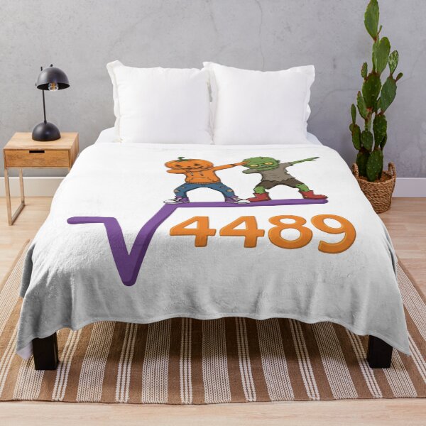 Item preview, Funny Halloween Math Shirt – Pumpkin & Zombie Dabbing Over √4489 – Cool Halloween 67 Design for Kids, Teens, Teachers designed and sold by Charaff.