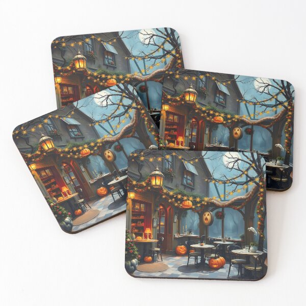 Item preview, Enchanted Halloween Cafe | AI-Crafted  designed and sold by AllTidePixel23.