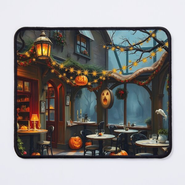 Item preview, Enchanted Halloween Cafe | AI-Crafted designed and sold by AllTidePixel23.
