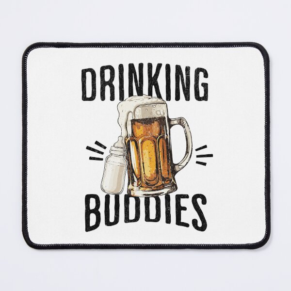 Item preview, Drinking Buddies - Beer and Baby Bottle Combo designed and sold by xxroseate.