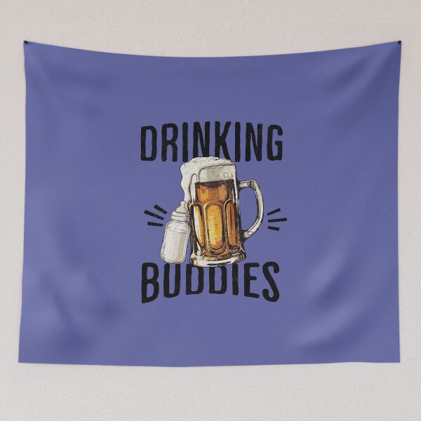 Item preview, Drinking Buddies - Beer and Baby Bottle Combo designed and sold by xxroseate.