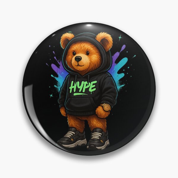 Item preview, Hype Mode Bear – Urban Bear designed and sold by Ahau Designs.