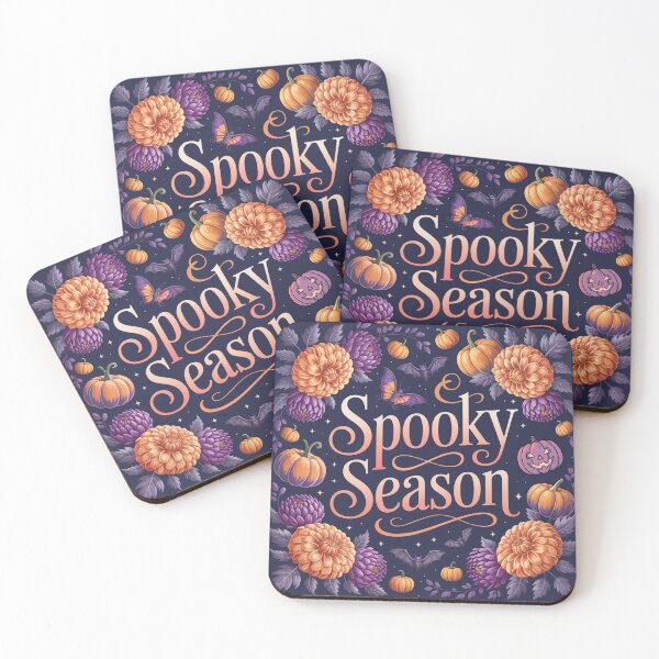 Item preview, Spooky Season – Floral Halloween Magic designed and sold by SoftStyleStudio ⭐⭐⭐.