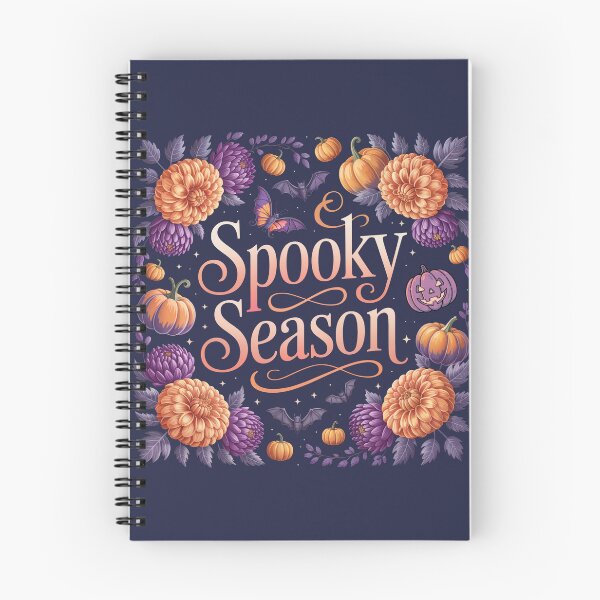 Item preview, Spooky Season – Floral Halloween Magic designed and sold by SoftStyleStudio ⭐⭐⭐.