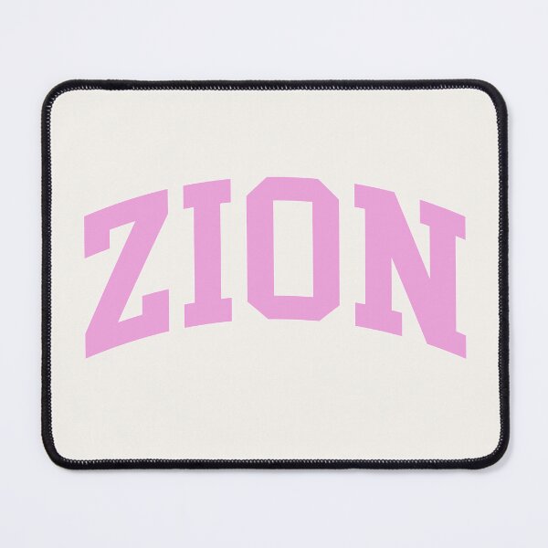 Item preview, Zion - College Font Curved Typography designed and sold by chosenhomes.