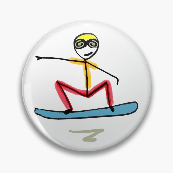 Item preview, Stickman haciendo snowboard designed and sold by Mark-Ewbie.