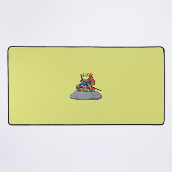 Item preview, SAMURAI MEDITATING FROG designed and sold by MangofiShop.