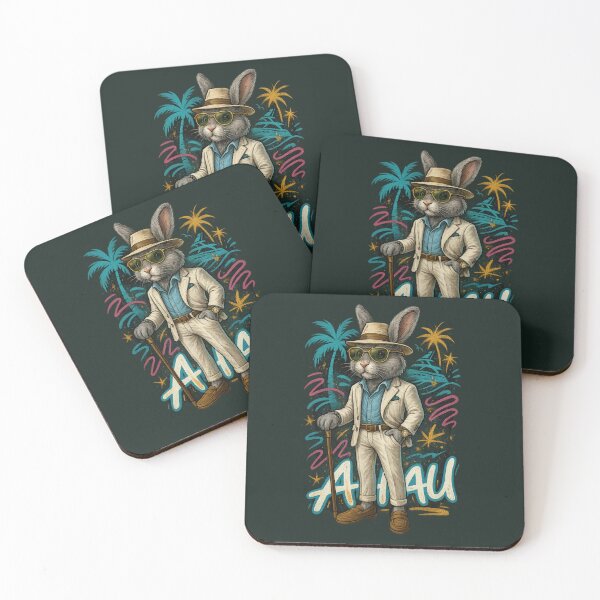 Item preview, Tropical Gentleman Rabbit – Island Style designed and sold by Ahau Designs.