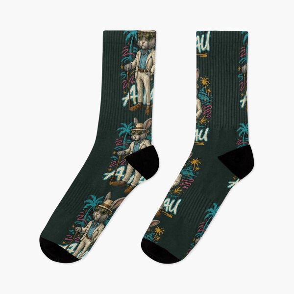 Item preview, Tropical Gentleman Rabbit – Island Style designed and sold by Ahau Designs.