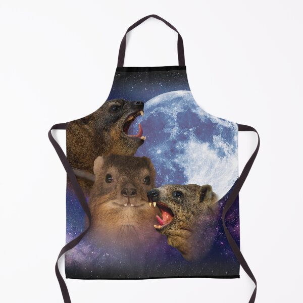Item preview, Howlrax The Viral Rock Hyrax Meme - Wolves Howling Parody designed and sold by Kateydraws.