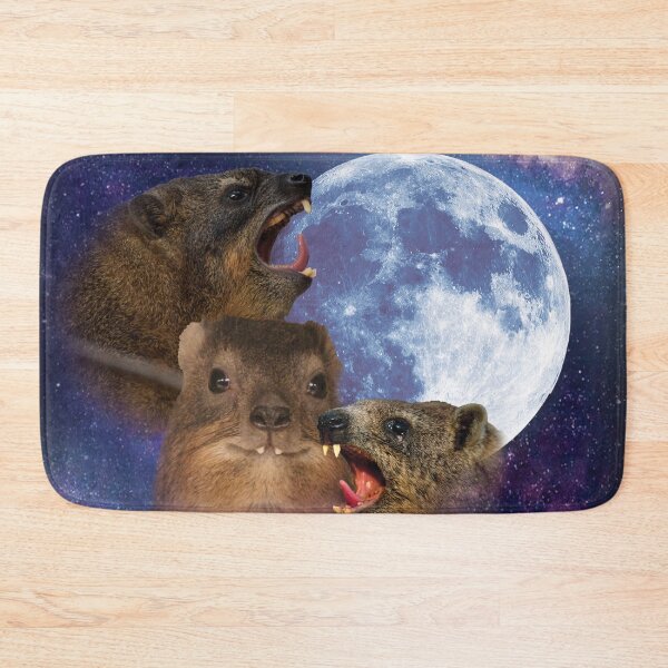 Item preview, Howlrax The Viral Rock Hyrax Meme - Wolves Howling Parody designed and sold by Kateydraws.
