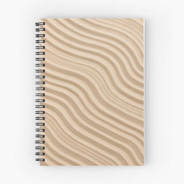 Item preview, Sand Rake Texture Notebook designed and sold by Geek-Girl-Art.
