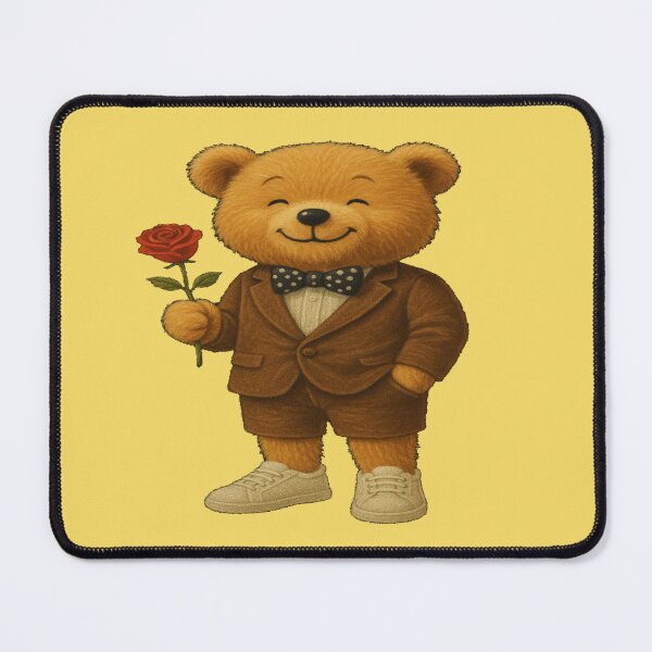 Item preview, Gentleman Bear – A Rose for You designed and sold by alizo74.