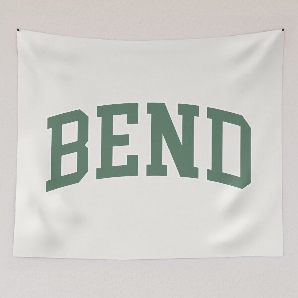 Item preview, Bend - College Font Curved Typography designed and sold by chosenhomes.
