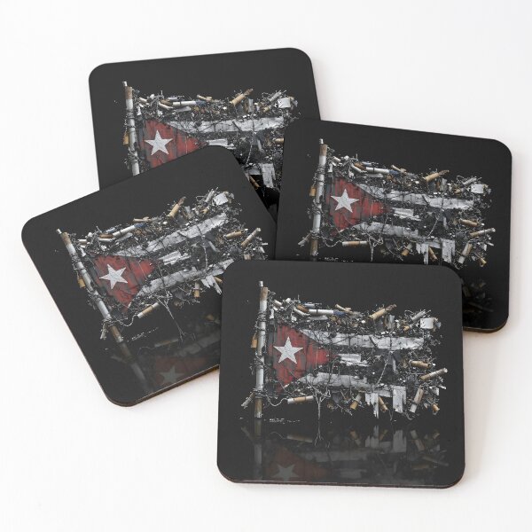 Item preview, “Flag of Ashes – Abstract Reconstruction” designed and sold by KUBANOPLUS ART.