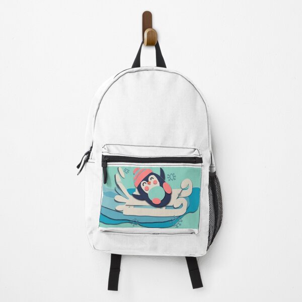 Item preview, A penguin riding on a slide designed and sold by RogerPZ715.
