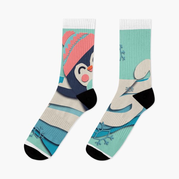 Item preview, A penguin riding on a slide designed and sold by RogerPZ715.