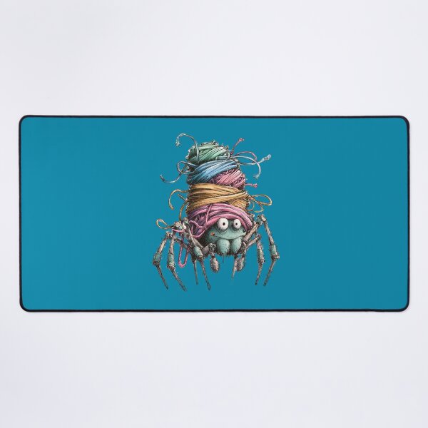 Item preview, Colorful spider with ball of wool – Funny cartoon illustration designed and sold by Meiersbeste.