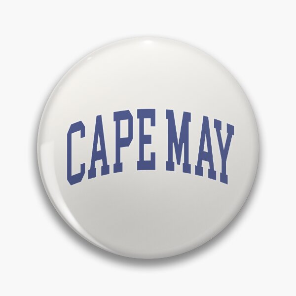 Item preview, Cape May - College Font Curved Typography designed and sold by chosenhomes.