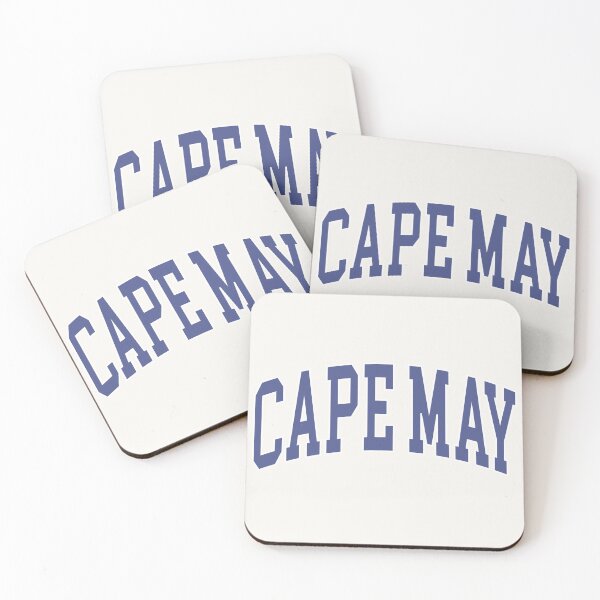 Item preview, Cape May - College Font Curved Typography designed and sold by chosenhomes.