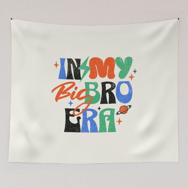 Item preview, In My Big Bro Era Retro Bold designed and sold by xxroseate.