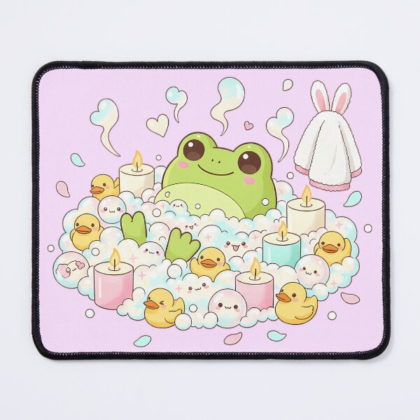 Item preview, Kawaii Frog Bubble Bath Spa Time designed and sold by Drip stamp.