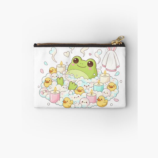 Item preview, Kawaii Frog Bubble Bath Spa Time designed and sold by Drip stamp.