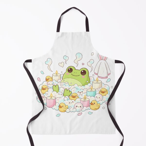Item preview, Kawaii Frog Bubble Bath Spa Time designed and sold by Drip stamp.