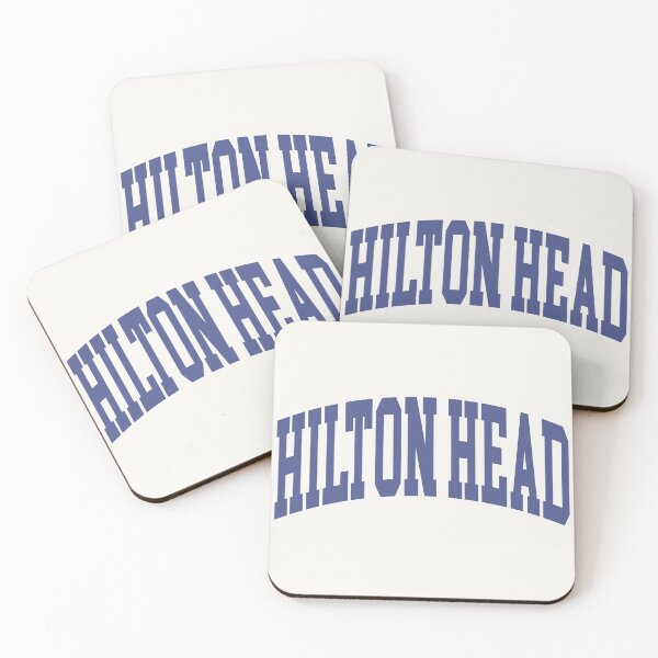 Item preview, Hilton Head - College Font Curved Typography designed and sold by chosenhomes.