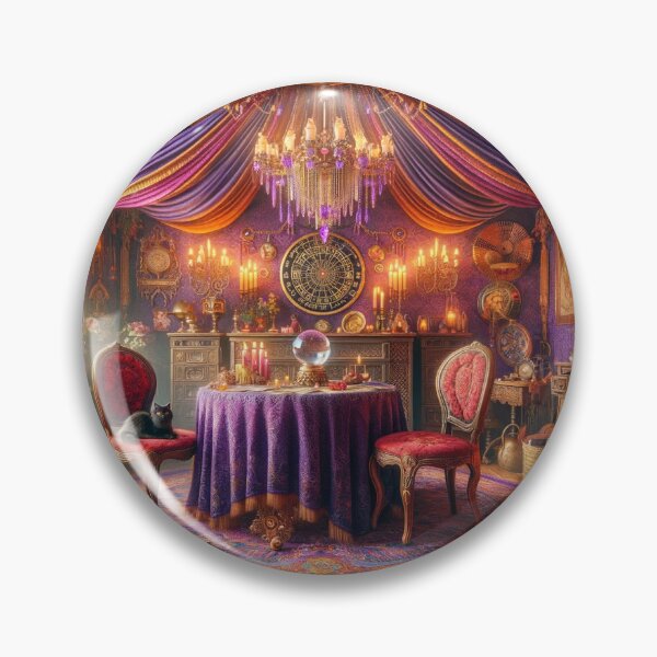 Item preview, Bohemian Fortune Teller’s Parlor: Mystical Visions in Candlelit Elegance, Mystical Tarot Décor Gift designed and sold by NancyzKreations.