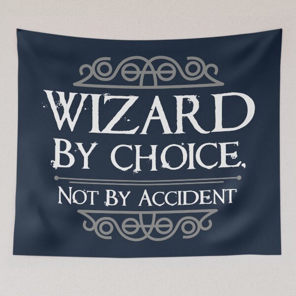 Item preview, Wizard By choice, Not By Accident Magic Lover Gift designed and sold by Plant On Demand.