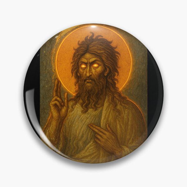 Item preview, Divine Logos Holy Icon Fierce Mystic Guru Sage designed and sold by hauntedtees.