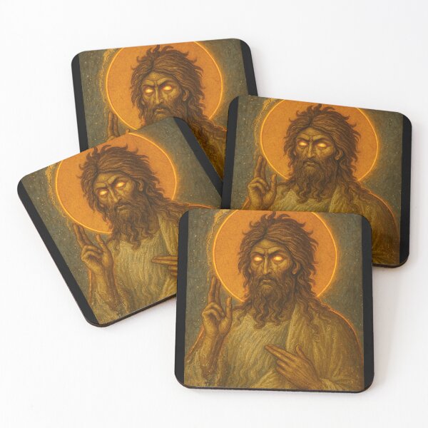 Item preview, Divine Logos Holy Icon Fierce Mystic Guru Sage designed and sold by hauntedtees.