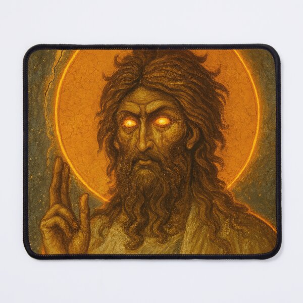 Item preview, Divine Logos Holy Icon Fierce Mystic Guru Sage designed and sold by hauntedtees.