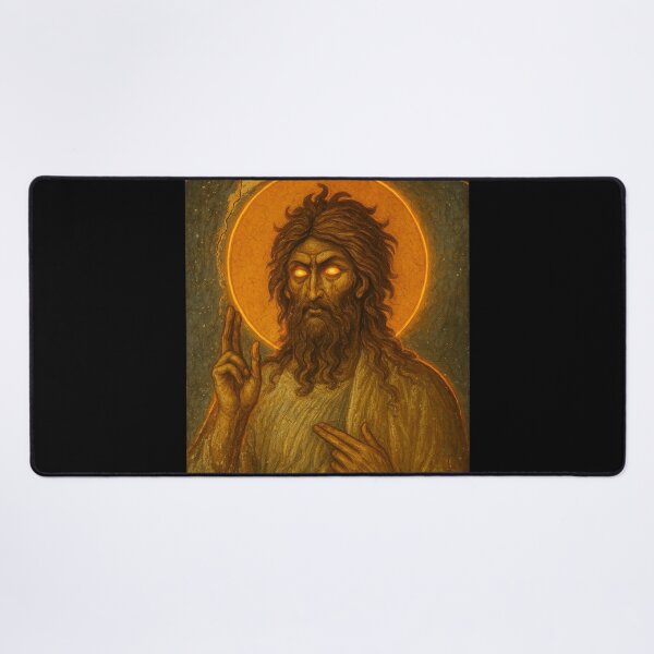 Item preview, Divine Logos Holy Icon Fierce Mystic Guru Sage designed and sold by hauntedtees.