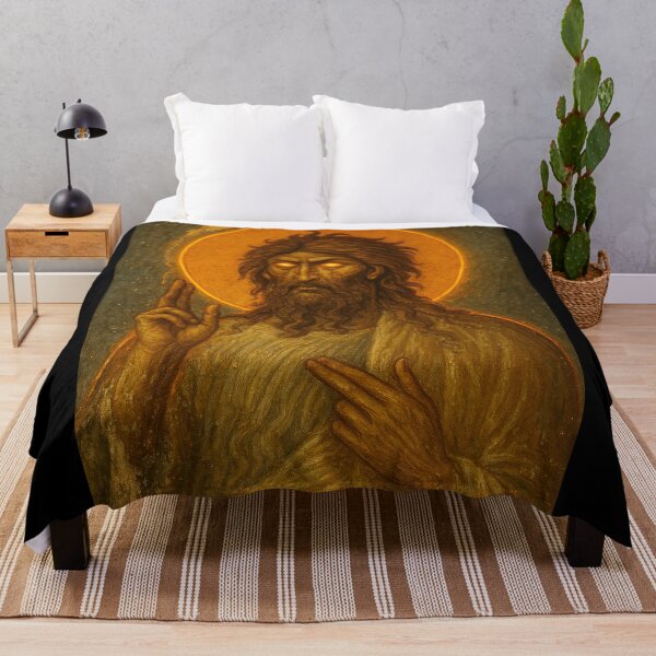 Item preview, Divine Logos Holy Icon Fierce Mystic Guru Sage designed and sold by hauntedtees.
