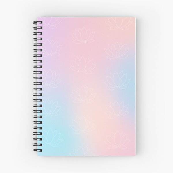 Item preview, Lotus Bloom Outline Notebook designed and sold by Geek-Girl-Art.