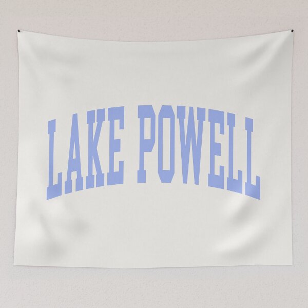 Item preview, Lake Powell - College Font Curved Typography designed and sold by chosenhomes.