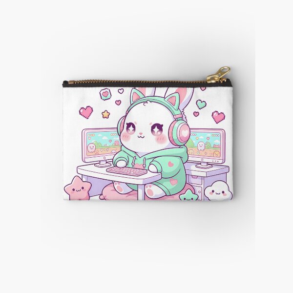 Item preview, Kawaii Bunny Gamer Girl designed and sold by Drip stamp.