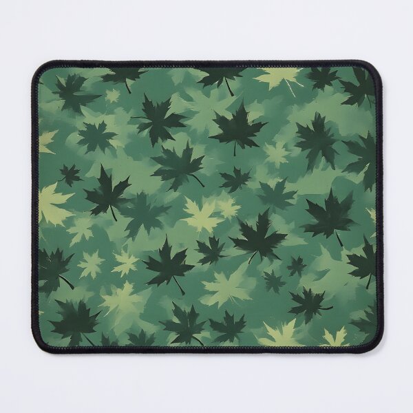 Item preview, Camouflage Green Maple Leaf Fall Foliage Vermont Maple designed and sold by LeafPrints.