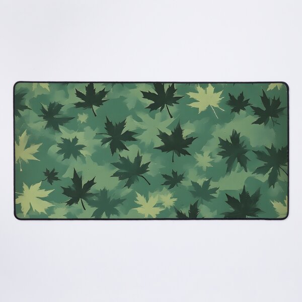 Item preview, Camouflage Green Maple Leaf Fall Foliage Vermont Maple designed and sold by LeafPrints.