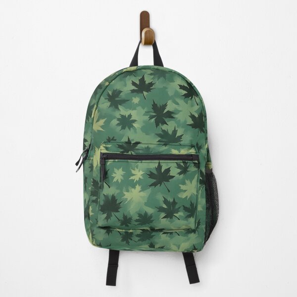 Item preview, Camouflage Green Maple Leaf Fall Foliage Vermont Maple designed and sold by LeafPrints.