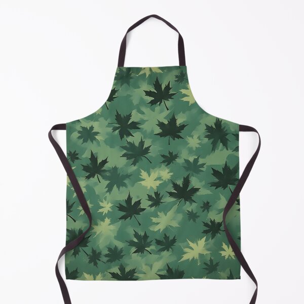 Item preview, Camouflage Green Maple Leaf Fall Foliage Vermont Maple designed and sold by LeafPrints.
