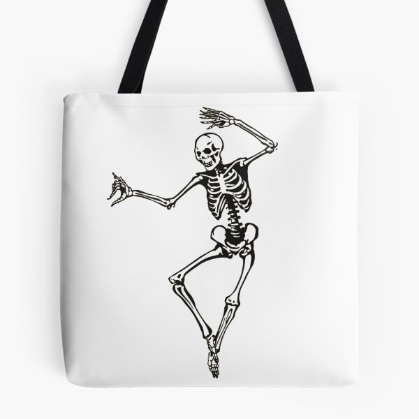 Item preview, Vintage Skeleton Dance Illustration designed and sold by Nejjar-store.