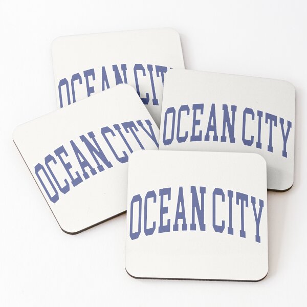 Item preview, Ocean City - College Font Curved Typography designed and sold by chosenhomes.